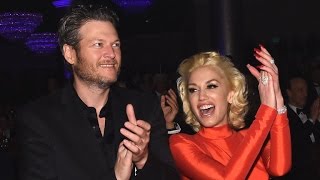 Gwen Stefani Gives Blake Shelton Shout-Out On Grammys Night As Her Body Double Takes A Tumble