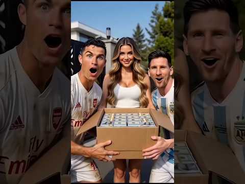 ronaldo and messi finally get rich 🤑 #shorts #viral #rich