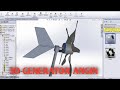3d assembely generator angin solidwork
