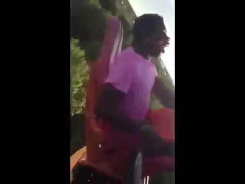 Black dude passes out multiple times during roller coaster ride