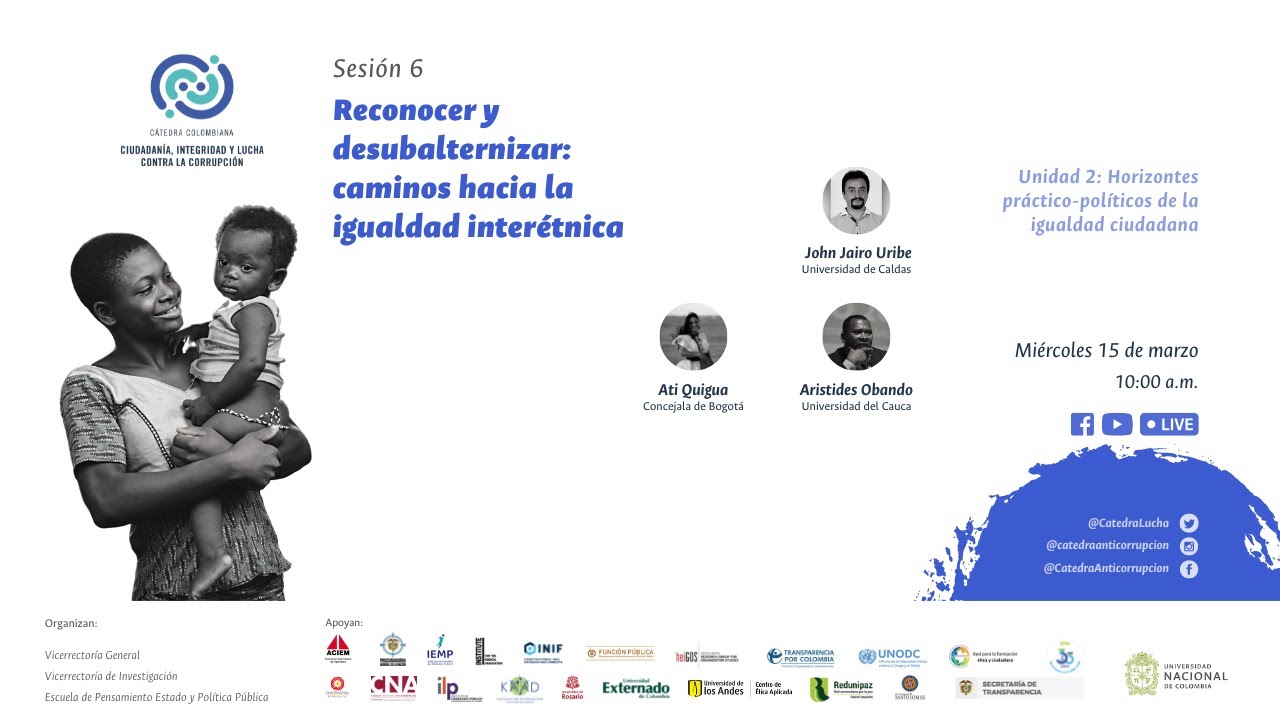 Sesión 6: Reconocer y desubalternizar: caminos hacia la igualdad ...