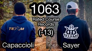TWO 1063-Rated PDGA Course Records?! (-13) | Dylan Capaccioli & Miles Sayer | Muldoon Park Disc Golf