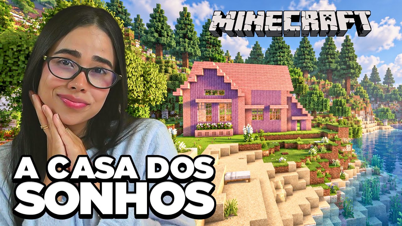 CONSTRUINDO A CASA MAIS FOFA NO MOD MAIS FOFO DO MINECRAFT