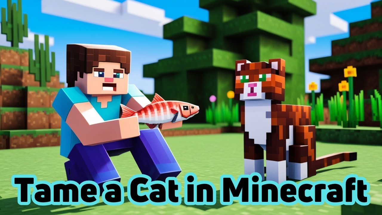 How to Tame a Cat in Minecraft | A Complete Guide 2024 - YouTube