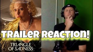 Triangle of Sadness TRAILER REACTION! Woody Harleson.