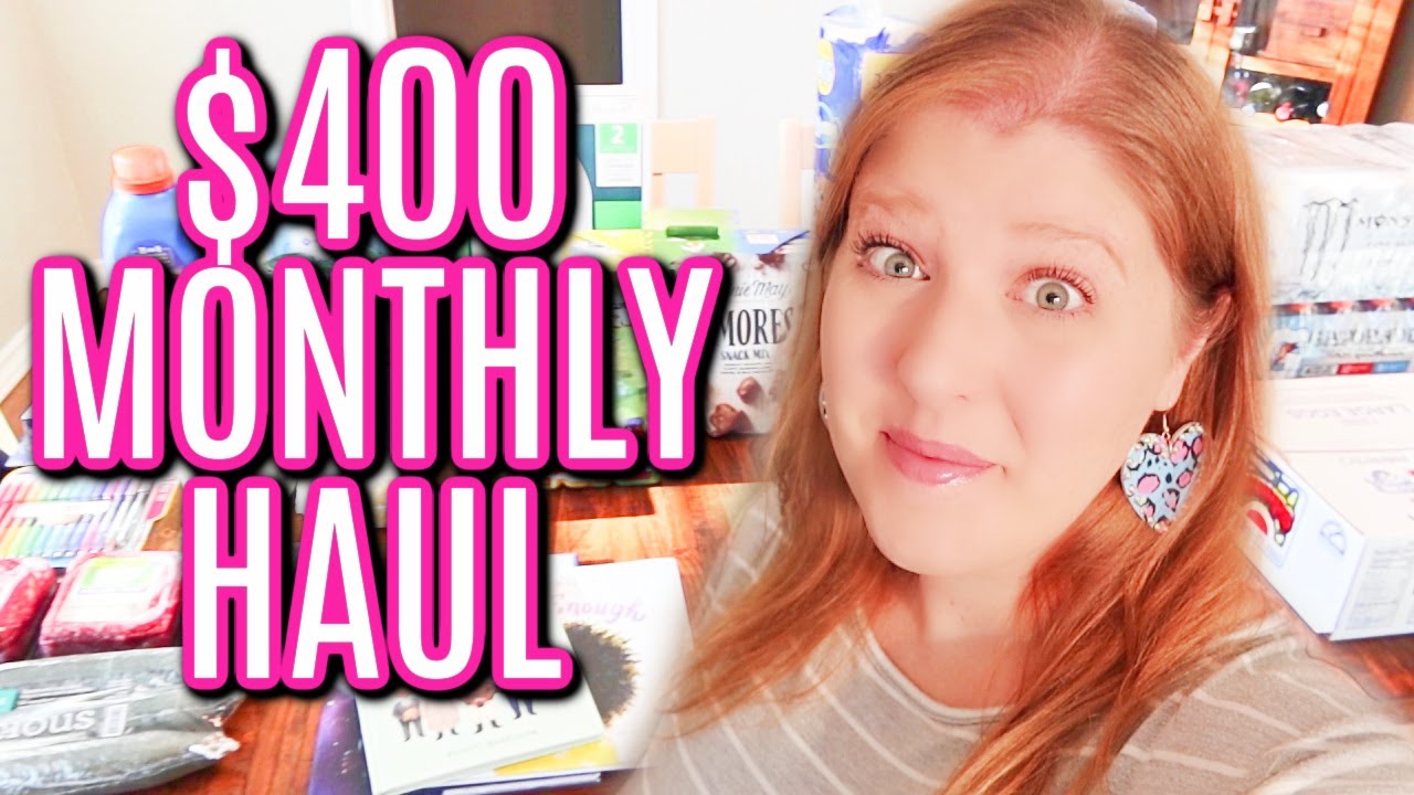 MONTHLY SAM'S CLUB HAUL WITH PRICES