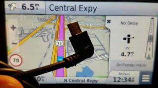 Powering a Garmin GPS with USB cable update