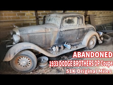ABANDONED Barn Find: 1933 DODGE BROTHERS DP Coupe first wash in 56 Years | Satisfying Restoration.