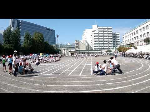 小学2年ウズ気合いのかけっこ(笑)