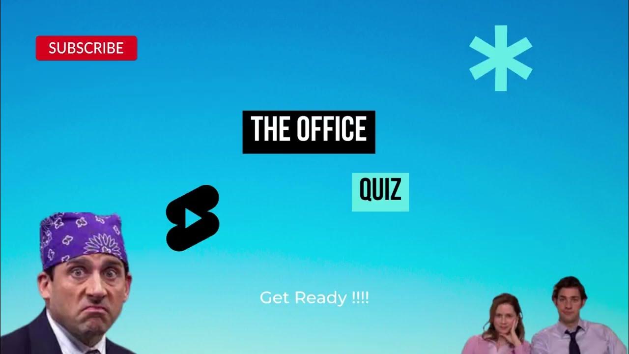 The office quiz YouTube