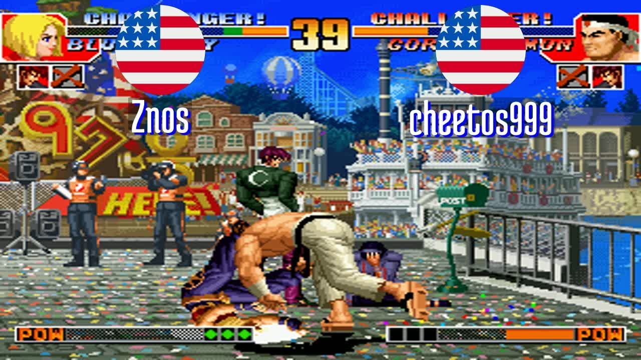 フォー・ザ・セイク・オブ・ゴッド FT5 @kof97: Znos (US) vs cheetos999 (US) [King of Fighters 97