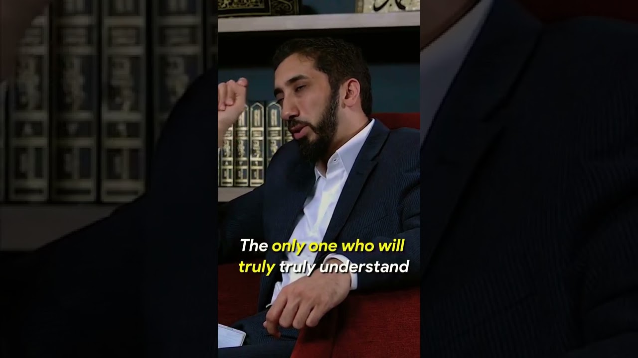 Who Can Understand Our Pain | Nouman Ali  | Islamic Lecture | Noman Ali Khan Lecture |#Shorts #Islam