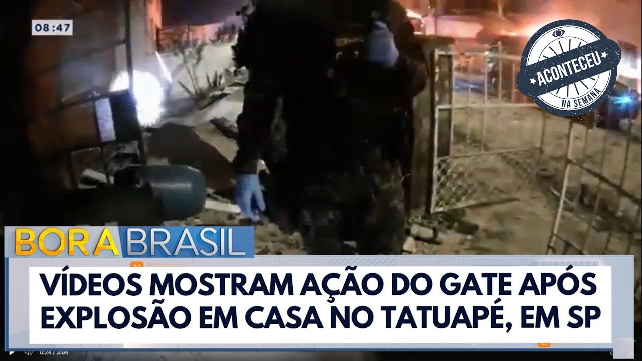 Vídeos mostram ação do Gate logo após explosão em casa na zona leste de SP | Aconteceu na Semana