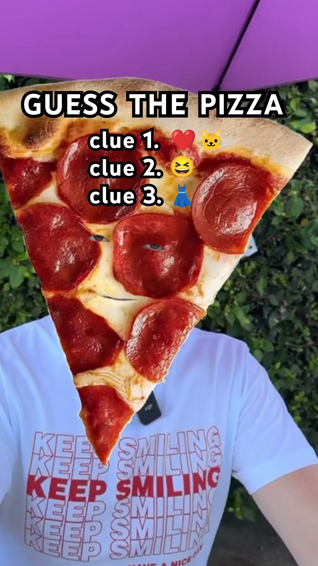 holy pepperoni! who’s that? ?? guess below! #pizza #pepperoni #creator