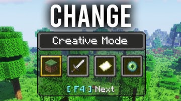 How To Change Gamemode In Minecraft Java Quickly | No Commands Needed