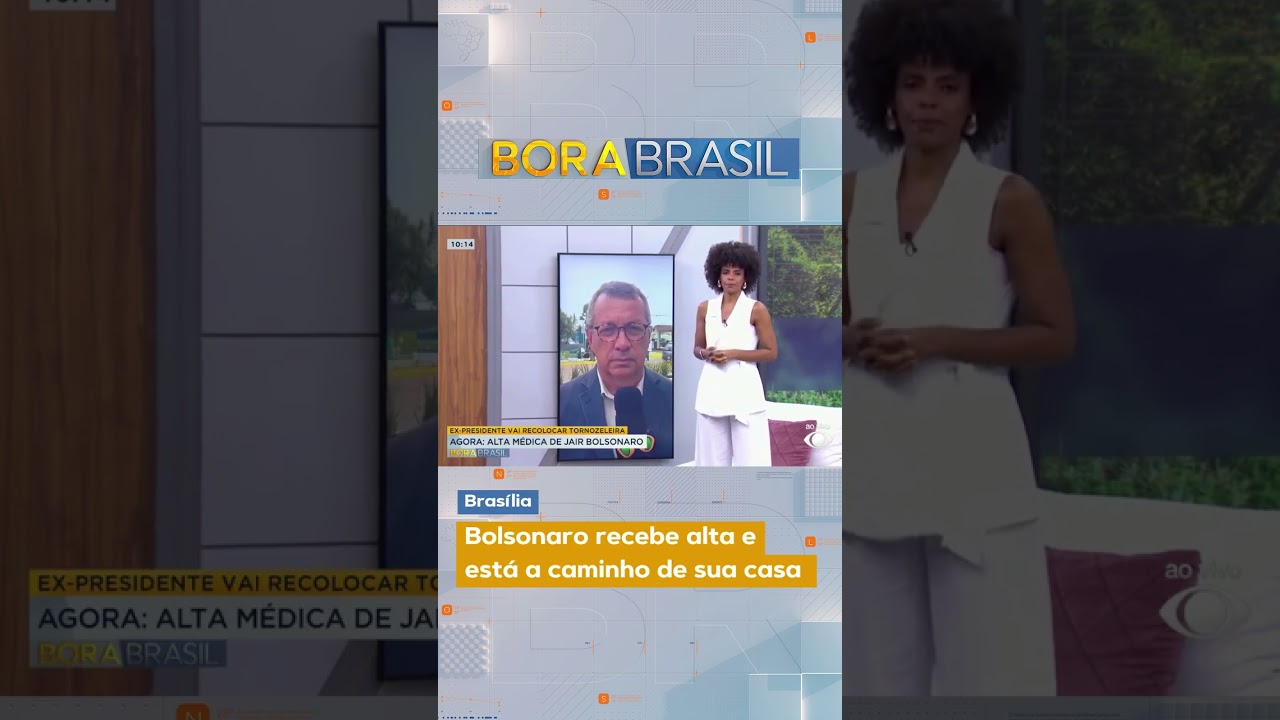 O ex presidente Jair Bolsonaro recebeu alta hospitalar do DF Star na manhã desta sexta feira 27!