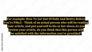 Article Marketing Strategies: 5 Tips For Writing Articles That People Will Want to Read