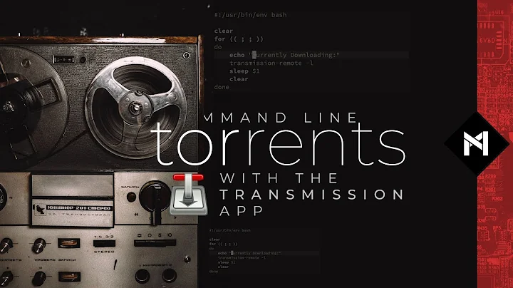 Downloading Torrents on the Command Line (with Transmission-Cli)