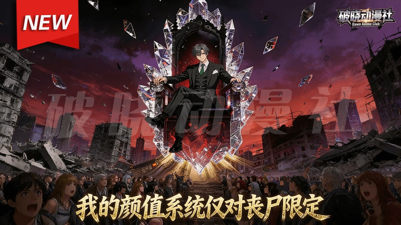 MULTISUB📢新番上线《我的颜值系统仅对丧尸限定》第1~52集丨末世降临，林凡觉醒只对丧尸生效的神级颜值，丧尸见之便俯誓死守护。在这残酷地狱里，仅凭一张脸便横行无忌，成为世界之主！#破晓动漫社