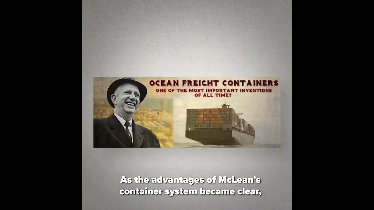 Malcom McLean The Modern Intermodal Shipping Container   Heroes of Progress   Ep 1