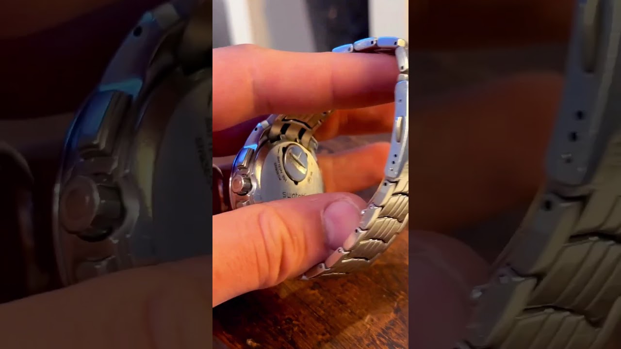 Swatch RARE Irony Retrograde Blue Signs YRS402G 2007 Mens watch