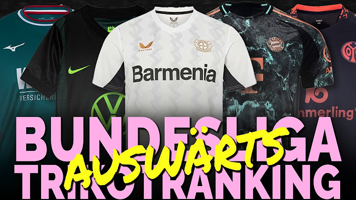 CALCIO BERLIN Bundesliga Auswärtstrikot-Ranking 2024/25