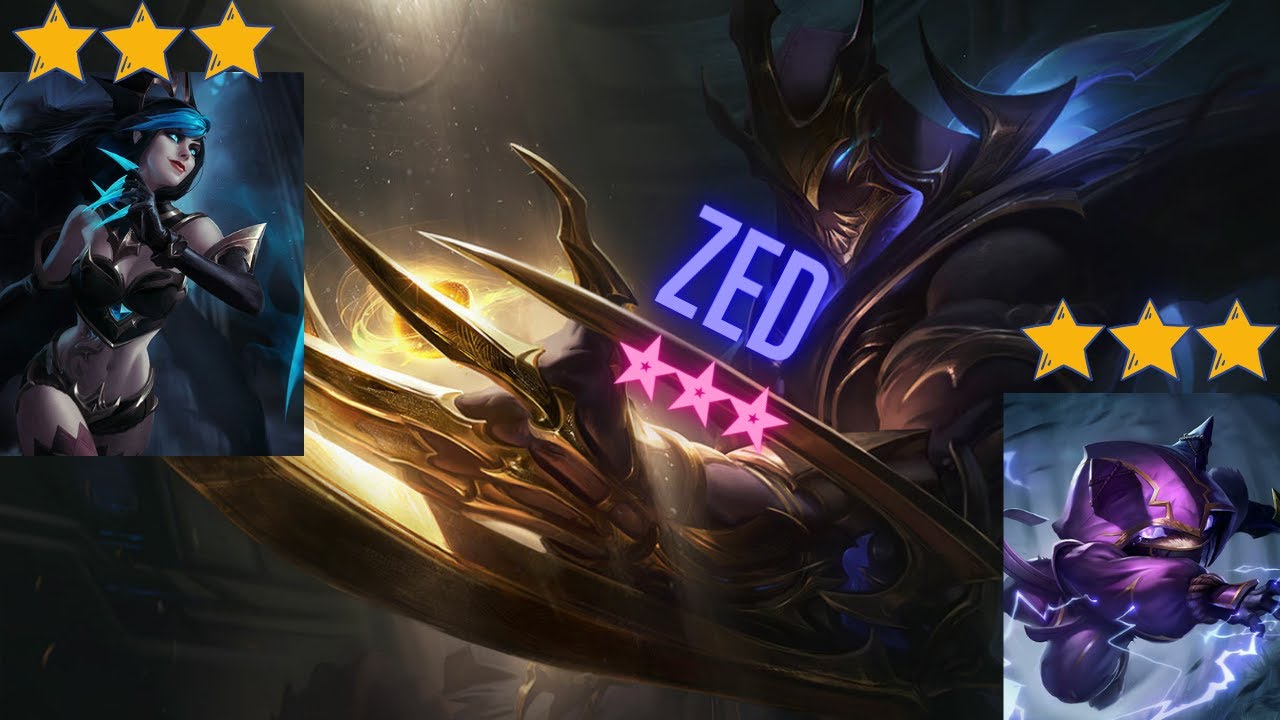 Shade Zed 3 STAR ⭐⭐⭐ (new meta tft 10.24 perfect item)