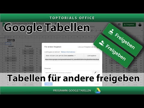 Video: Können Sie in Google Tabellen nur einen Tab freigeben?