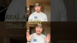 REAL Acting 😛 Vs. Tiktok Acting 🤢 #memes