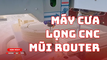 Máy cưa lọng CNC mũi router - Dễ dàng tạo ra những chi tiết gỗ phức tạp
