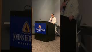 Dr. Maddie Rodriguez presenting her Reflection of Intern Year at JHBMC Grand Rounds