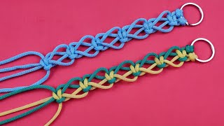 How to tie easy knot pattern / Paracord pattern / Macrame / Paracord bracelet / macrame bracelet #2