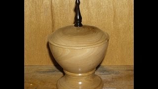 Maple Vessel with Finial - Part 1