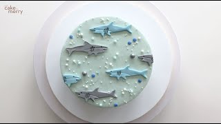 Shark Cake With a Fun Surprise Inside!