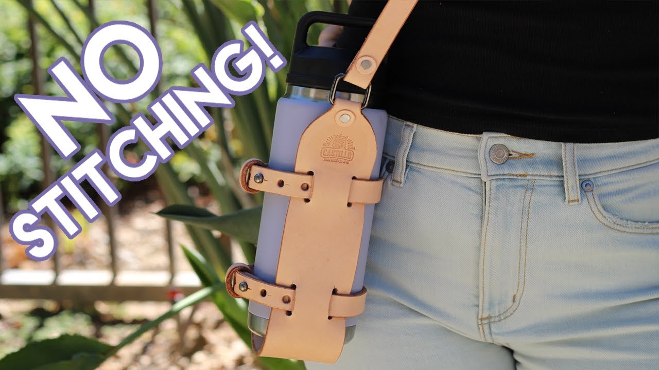 DIY Bottle Sling Tutorial | Leathercraft