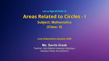 Live Interaction on PMeVIDYA : Areas Related to Circle- I