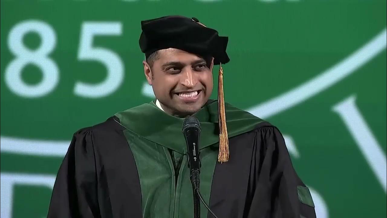 Farhan Bhatti MSU Commencement Address Lyman Briggs College Spring