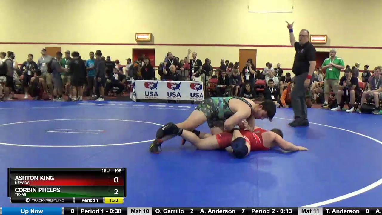 16U 195 Ashton King Nevada Vs Corbin Phelps Texas YouTube