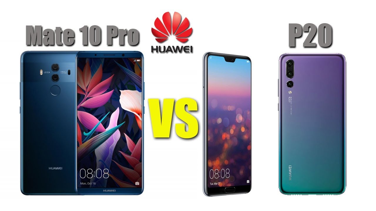 huawei mate 10 pro and p20 pro comparison