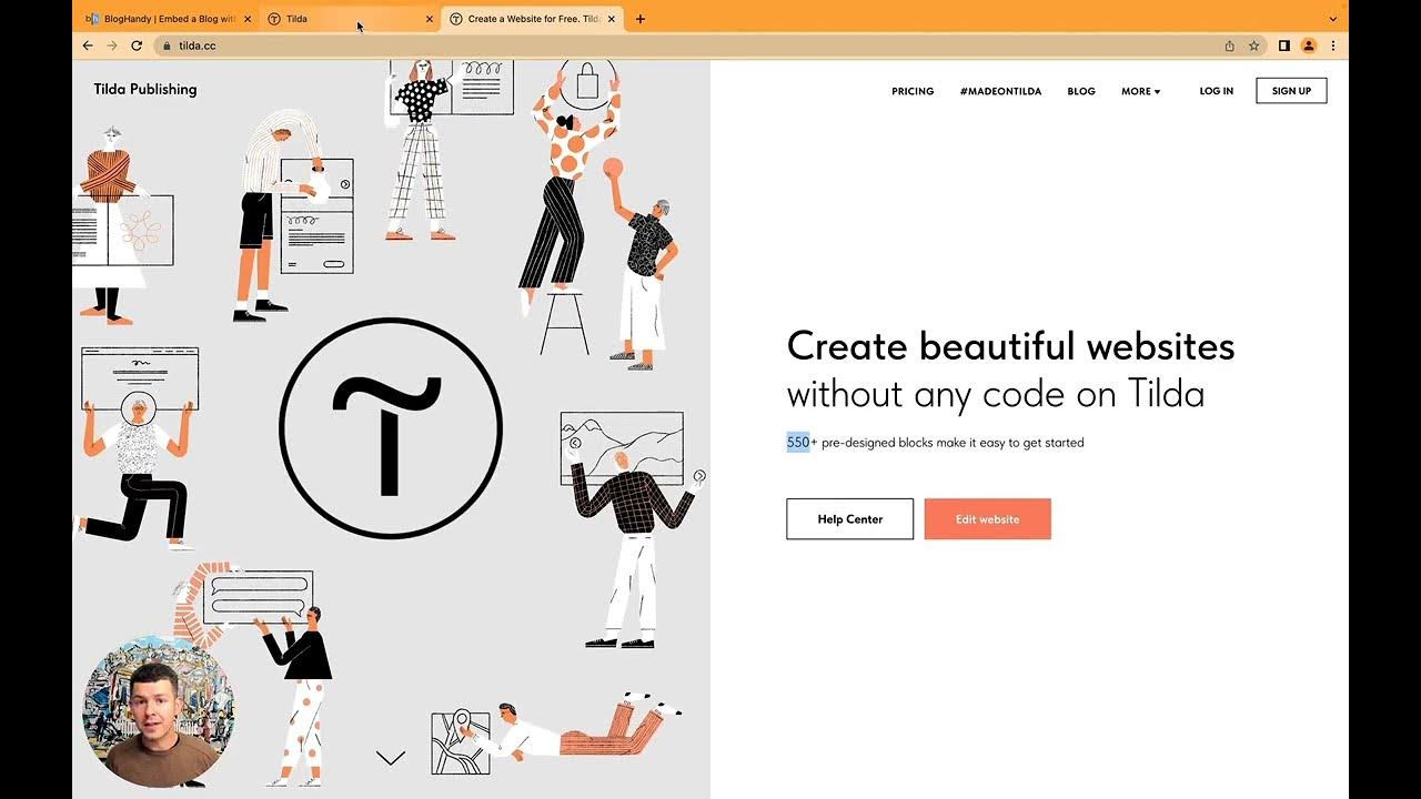 How to add a Blog to your Tilda website with BlogHandy - YouTube