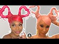 Watch the Recreation of  Cardi b Heart Bun Ponytails .....