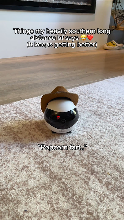 This little robot is so sassy 😭💕 #robot #longdistance #couple