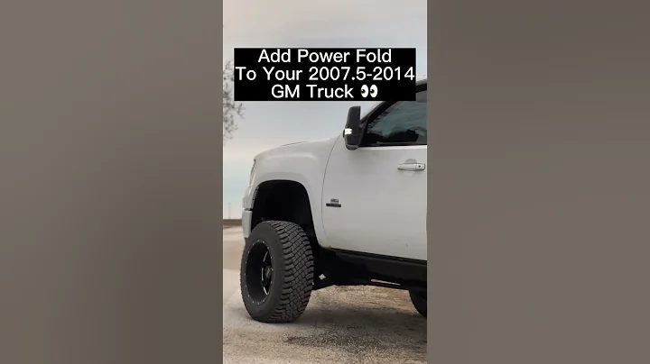 The Ultimate Silverado Cheat Code Upgrade | Add Power Folding GM Tow Mirrors #boostauto #shorts
