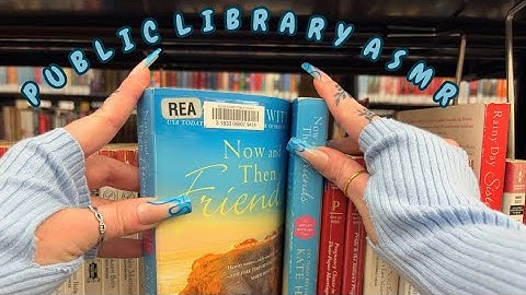 Public ASMR at the Library 📚 | Tapping, Scratching, Page Turning, Tracing, Crinkles 