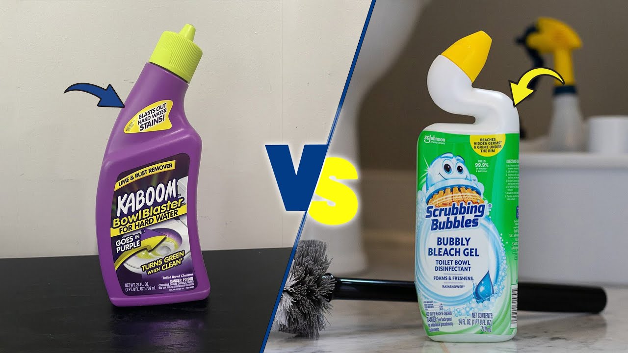 Kaboom vs Scrubbing Bubbles Toilet Cleaner | Which Cleans Better?