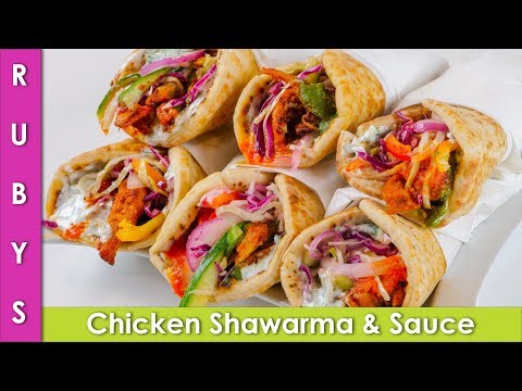 chicken-shawarma-&-sauce-tasty-iftar-ramadan-special-recipe-in-urdu-hindi---rkk