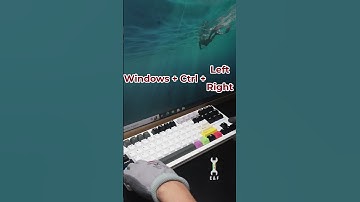 Switch between virtual desktops #asmr #computer #trick #windows #shorts
