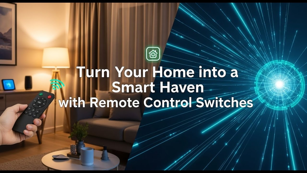 Turn Your Home into a Smart Haven with Remote Control Switches - YouTube