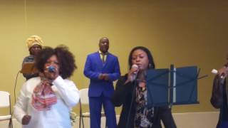 Video thumbnail of "Éli a prié, le feu est descendu - Groupe Psaumes 150 | MFCI Church Culte du 27 Novembre 2016"