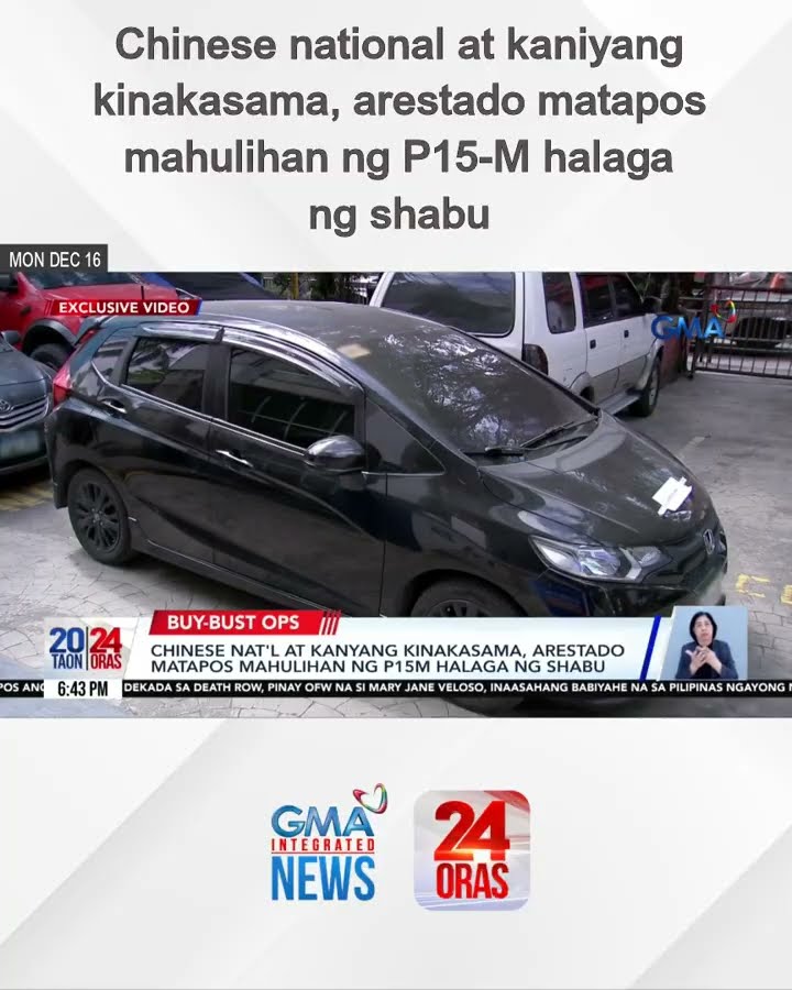 Chinese national at kaniyang kinakasama, arestado matapos mahulihan ng P15-M halaga ng...  | 24 Oras
